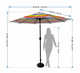 Custom Large Outdoor Umbrella